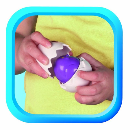 Tomy Wesołe Piszczące Jajeczka Jajka Z Dźwiękiem Sorter W Pojemniku Sorter Kształtów