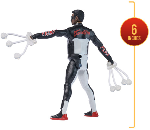 DC Comics Epic Strike mała figurka Mr.Terrific ruchoma lalka 15 cm + akcesoria