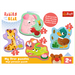 Puzzle dla najmłodszych 4w1 Bobaskowe zwierzątka Moje pierwsze puzzle Trefl