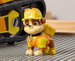 Psi Patrol Duży Buldożer Pojazd Budowlany 32 Cm Z Narzędziami Rubble&crew + Figurka