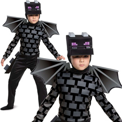 OUTLET Minecraft strój karnawałowy dla chłopca Ender Dragon Smok Kresu kostium przebranie 137-149 cm (10-12 lat) WADLIWY