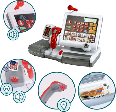 Kasa Fiskalna Sklepowa Ze Skanerem Terminal Pieniądze Akcesoria Klein