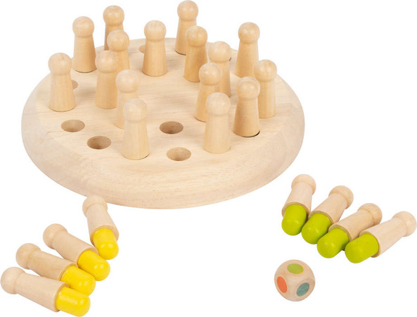 Small Foot Drewniana gra w pamięć kolory