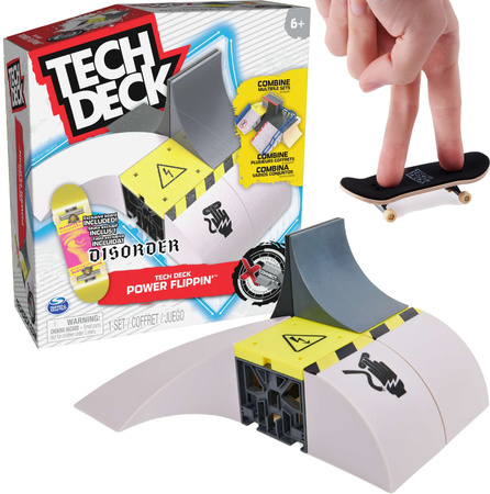 Fingerboard Rampa Power Flippin + deskorolka Disorder Tech Deck