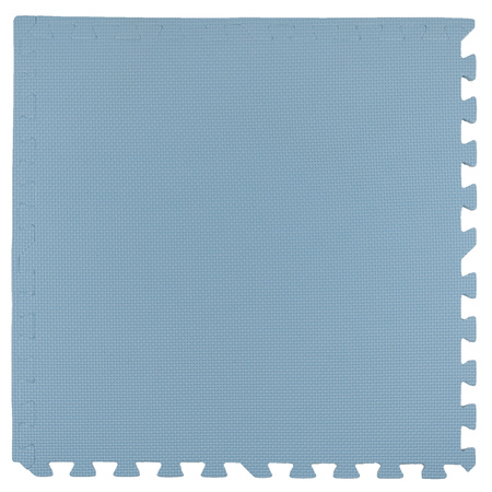 Mata piankowa podłogowa Humbi 120x60 Duże puzzle piankowe wodoodporne bezpieczne 2 szt. Jasnoniebieska