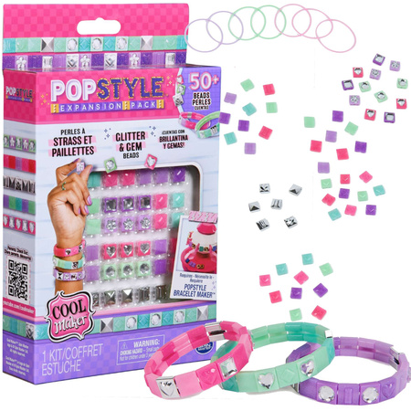 OUTLET Cool Maker Zestaw uzupełniający do tworzenia bransoletek Pop Style USZKODZONE OPAKOWANIE