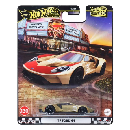 Hot Wheels Premium Boulevard Zestaw 5 aut Mercedes-Benz,Toyota, Maserati, Ford GT 7 cm