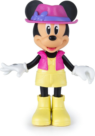 Laleczka figurka Myszka Minnie z zestawem strojów Jet Set