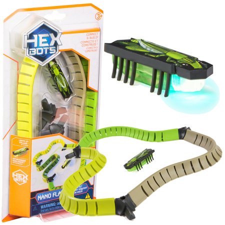 Hexbots Hexbug Nano Flash Karaluch Robot Zielony Robak+ Tor Zestaw Startowy