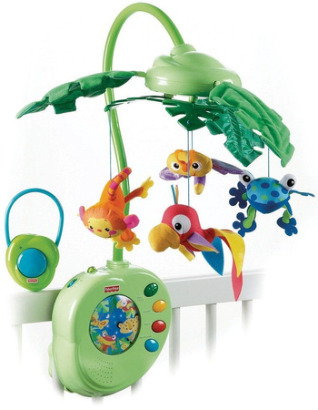 OUTLET FISHER PRICE Karuzela RAINFOREST Tropikalny Las + PILOT K3799 WADLIWA