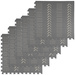 Humbi Mata piankowa Puzzle piankowe 6 szt. szary we wzór 180 x 120 x 1 cm
