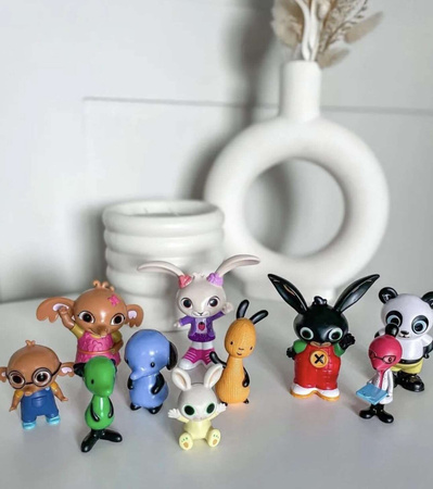 Królik Bing Zestaw 10 figurek bohaterów