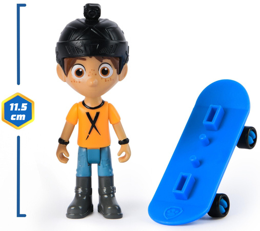 Psi Patrol figurki Marshall Odważny Danny X i deskorolka