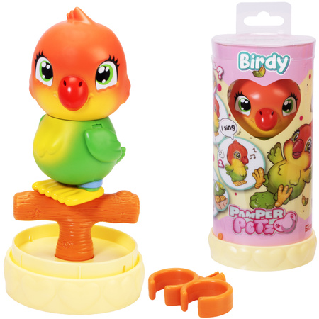 Pamper Petz ptaszek interaktywny Birdy 13 cm + akcesorium