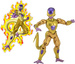Dragon Ball Zestaw Figurka Golden Frieza Dragon Stars Series + akcesoria