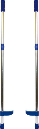 Regulowane szczudła z teleskopowymi tyczkami dla dzieci