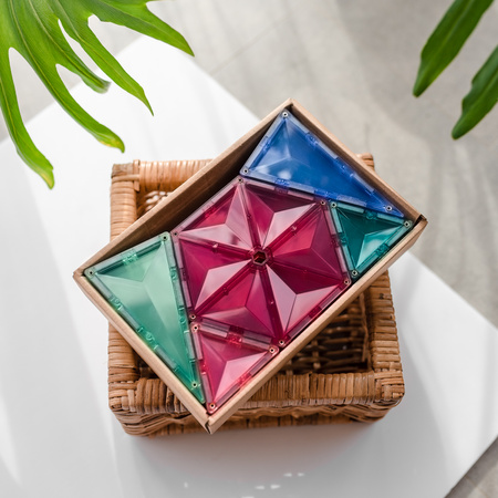 CONNETIX Pastel Geometry Pack Kreatywne klocki magnetyczne 40 elementów