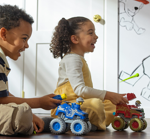 Psi Patrol Marshall I Chase Pojazdy Terenowe Zestaw Rescue Wheels + Figurki