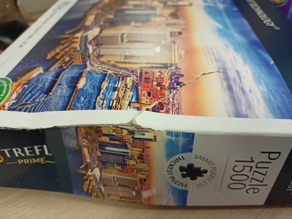 OUTLET Puzzle 1500 Manhattan, Nowy Jork Unlimited Fit Technology USZKODZONE OPAKOWANIE