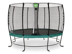 Trampolina ogrodowa z siatką zabezpieczającą Lotus Classic 366 cm zielona