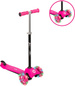 EVO Regulowana Trójkołowa Hulajnoga dla Dzieci Light Up Mini Cruiser Różowy Świecące kółka