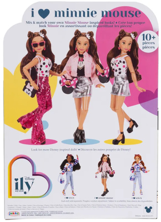 Disney ILY 4ever modna lalka z motywem Myszki Minnie i zestawem akcesoriów 30 cm
