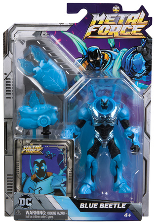 DC Comics Metal Force mała figurka Blue Beetle człowiek skarabeusz lalka 12 cm