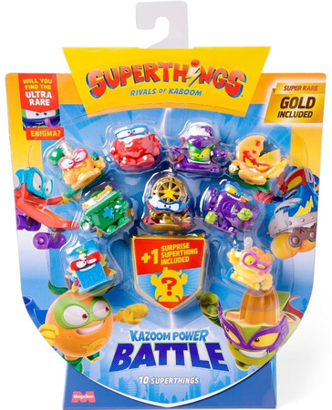 SuperThings Zestaw 9 Figurek + 1 niespodzianka Kazoom Power Battle