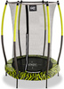 Trampolina ogrodowa Tiggy junior z siatką zabezpieczającą 140 cm czarno-zielona