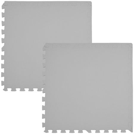 Mata piankowa podłogowa Humbi 180x120 Duże puzzle piankowe wodoodporne bezpieczne 6 szt. żółty, szary, brązowy