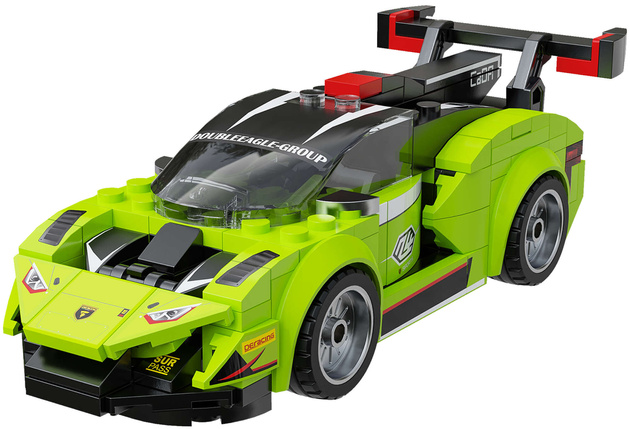 Klocki Konstrukcyjne CaDA Zielony Samochód miejski Velocity Hurricane 165 elementów