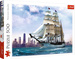 Puzzle 500 Żaglowiec na tle Chicago Trefl