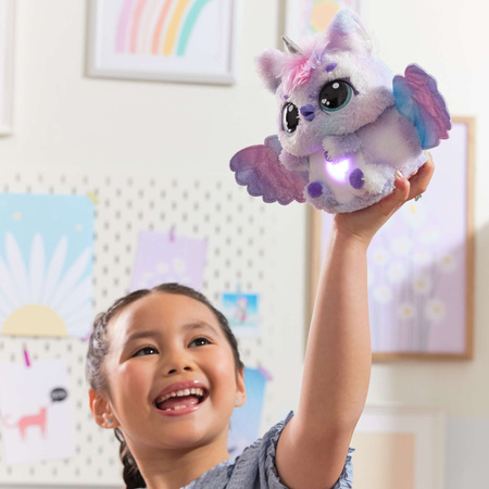 Hatchimals Alive Mystery Hatch Pufficorn- Magiczne Jajko Niespodzianka ze światłem i dźwiękiem