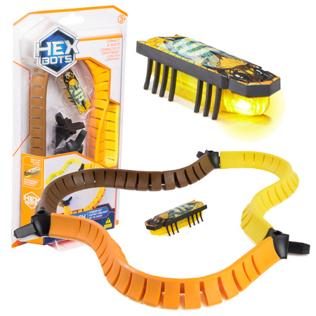Hexbots Hexbug Nano Flash Karaluch Robot Żółty Robak+ Tor Zestaw Startowy