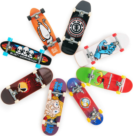 Tech Deck Zestaw kolorowe Deskorolki fingerboard 8-pak Prace ręczne skateboards figurka tech deck dude