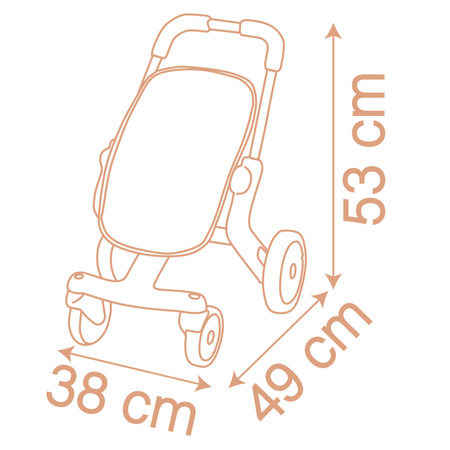 Baby Nurse Mój pierwszy wózek spacerówka dla lalek