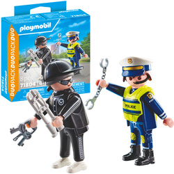 Playmobil Duo Pack Zestaw Uzupełniający Policjant i Złodziej 8 elementów