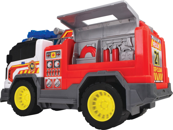 Straż Pożarna Interaktywny wóz Strażacki Fire Rescue Unit 30cm Światło Dźwięk