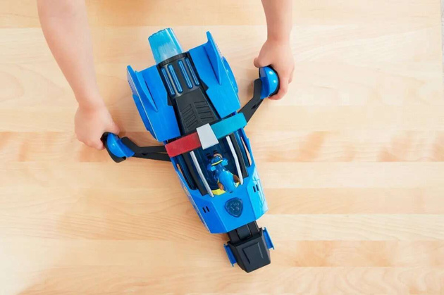 OUTLET Psi Patrol Pojazd Radiowóz Transformujący Kosmiczny Figurka Chase Deluxe 2w1 Wielki Film USZKODZONE OPAKOWANIE