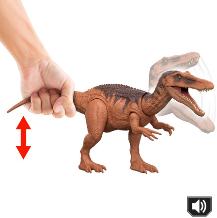 Figurka Dinozaur Baryonyx Jurassic World Rebirth Wild Roar dźwięk 18 cm