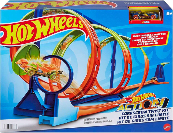 Hot Wheels zestaw Tor samochodowy Epicka Pętla zestaw do zabawy + pojazd