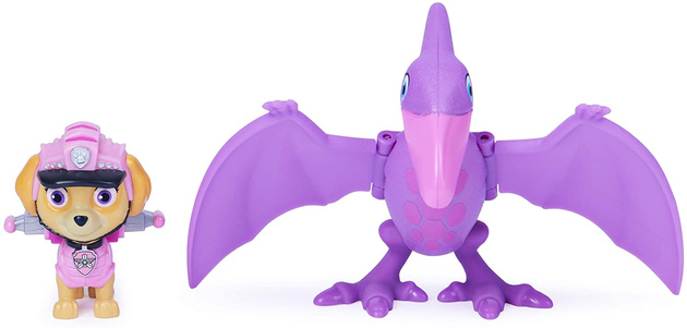 Psi Patrol Dino Rescue Figurka Skye I Dinozaur Pterodaktyl