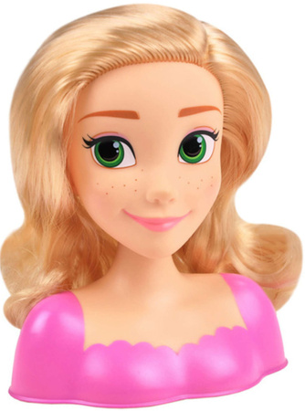 Lalka Głowa do czesania i stylizacji włosów Księżniczka Disney Roszpunka Zaplątani +szczotka