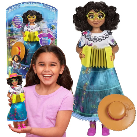 Disney Śpiewająca lalka Mirabel z akordeonem Nasze magiczne Encanto