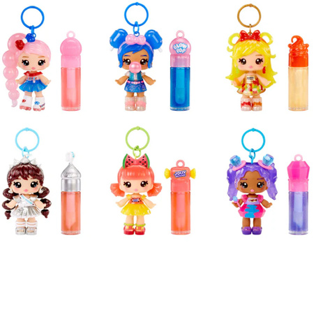 Yummi Land Blow Pop Zestaw Błyszczyk Słodki Zapach i Lalka Breloczek