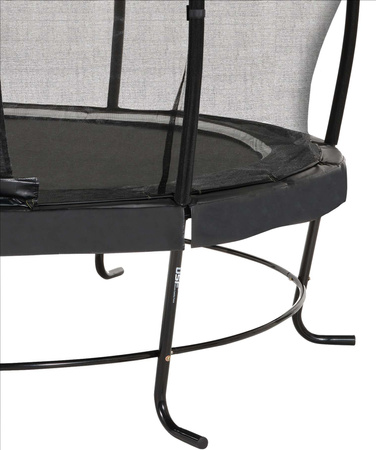 Trampolina ogrodowa z siatką zabezpieczającą Lotus Classic 253 cm czarna