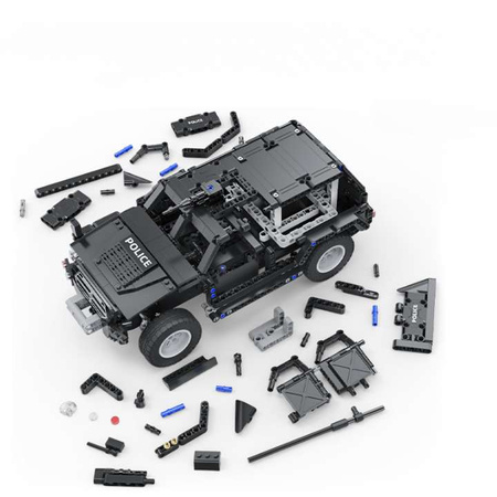 OUTLET Klocki Konstrukcyjne CaDA Samochód Terenowy Sterowane Auto RC Fierce Warrior SUV 561 el. Dual Mode USZKODOZNE OPAKOWANIE