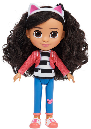 OUTLET Koci Domek Gabi Duża lalka Gabby z opaską z kocimi uszami 20 cm Gabby's Dollhouse USZKODZONE OPAKOWANIE