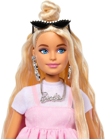 Barbie Lalka Kolekcjonerska Deluxe Style Blondynka w Różowej sukience Barbiecore