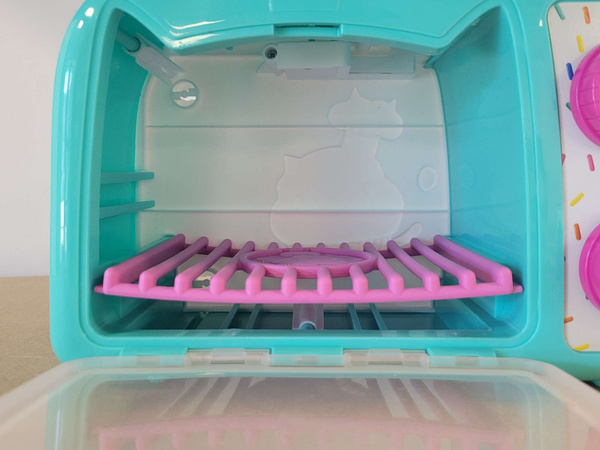 OUTLET Koci Domek Gabi Zestaw kuchenny Mały zabawkowy Piekarnik Mikrofalówka + akcesoria 11 elementów Światło Dźwięk Gabby's Dollhouse WADLIWA